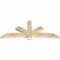Ekena Millwork Alberta Rough Sawn Timber Gable Bracket, Douglas Fir, 84"W x 35"H x 4"D x 6"F, 10/12 Pitch GBW084X35X0406ALB00RDF - alternate 4